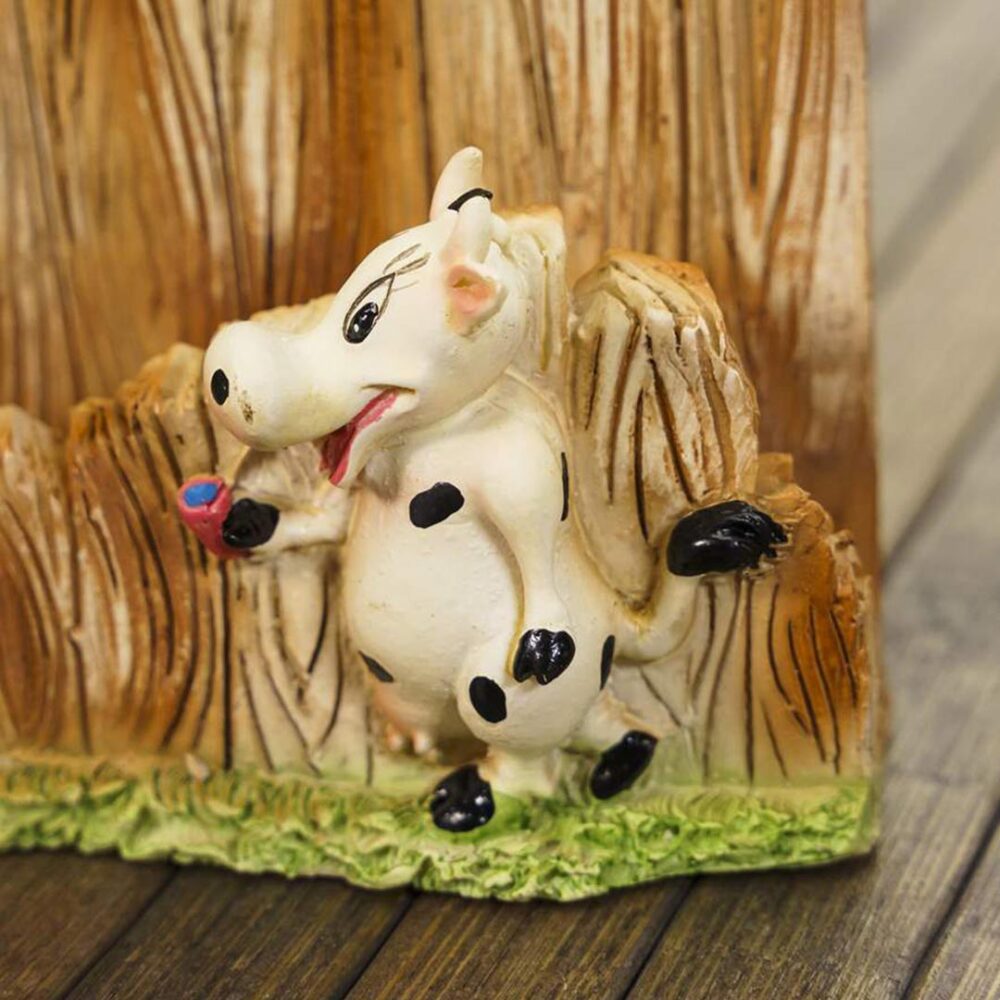 Vaca dos Açores porta-guardanapos de cerâmica