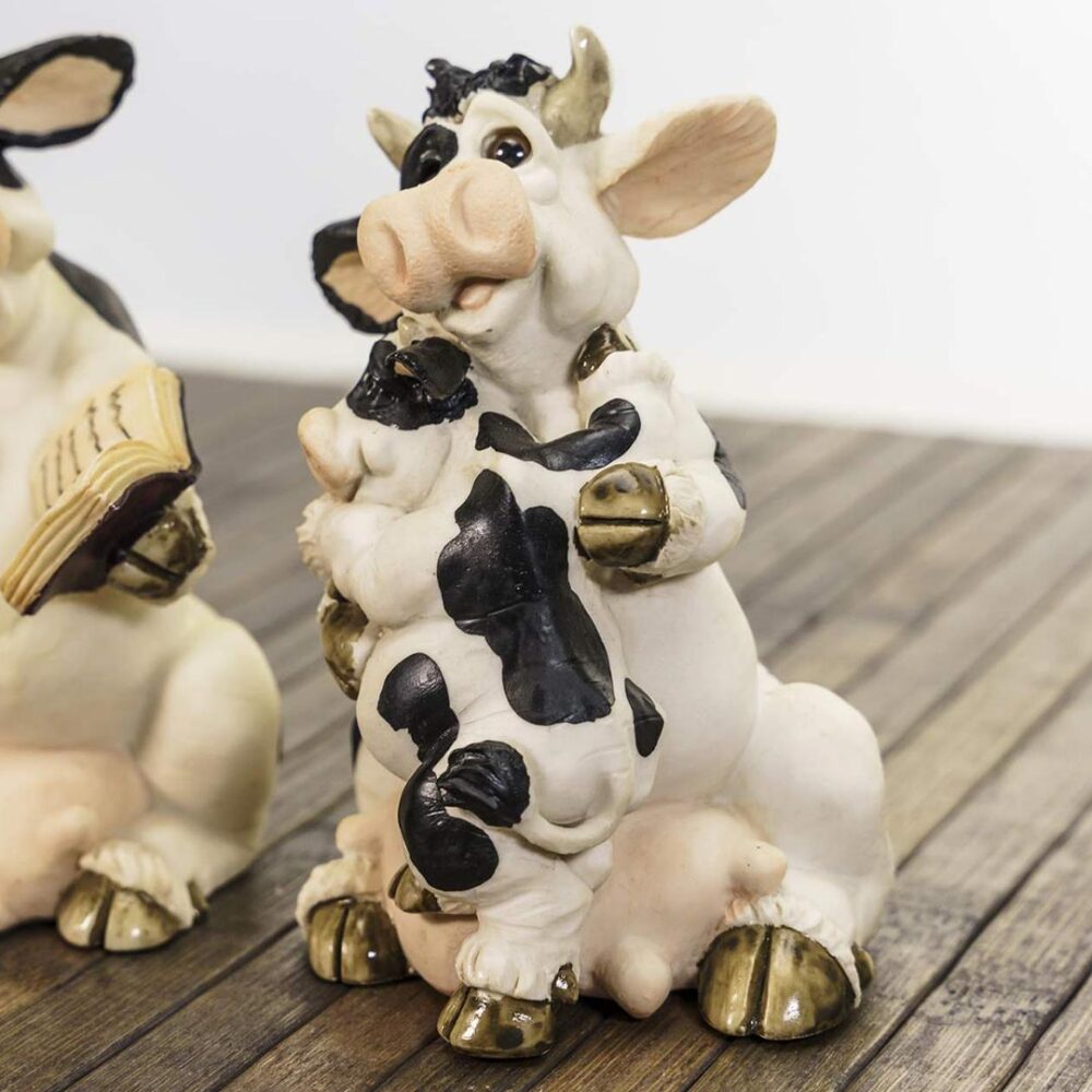 Vaca dos Açores decorativa em cerâmica